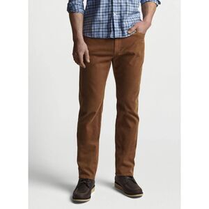 PETER MILLAR Mens Jeans Size 30 Tan Corduroy Straight Superior Fit Pants $165